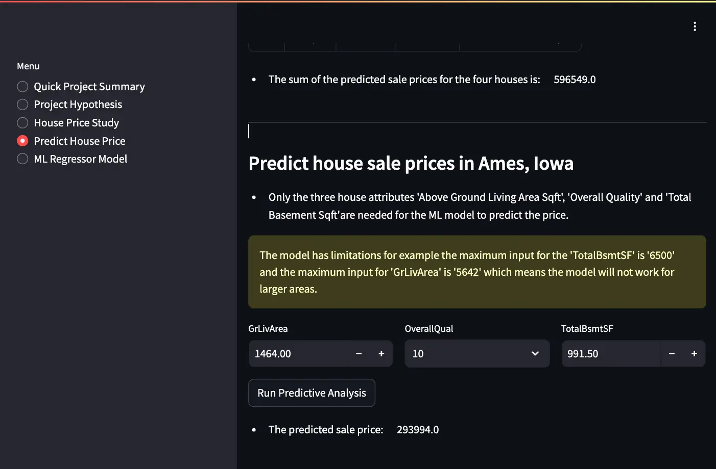 House Price Prediction Model